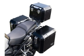 Paire de sacoches en aluminium Atlas 47L + 41L pour garage AL2C_BL pour BMW F 900 GS / ADV 2024-2025