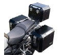 Paire de sacoches en aluminium Atlas 47L + 41L pour garage AL2C_BL pour BMW F 900 GS / ADV 2024-2025