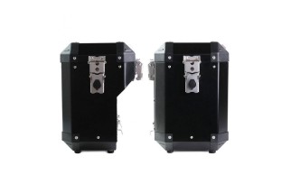 PAIRE DE SACOCHES ALUMINIUM ATLAS 47L+41L UNIT GARAGE AL2C_BL pour BMW R 1300 GS 2023-2025