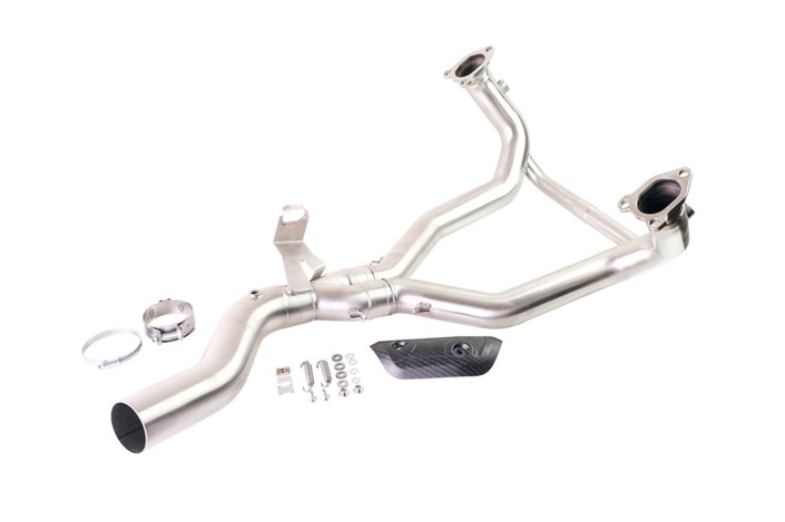 Exhaust manifold (no cat.) in stainless steel unit garage 4032 for BMW R 1300 GS / ADV 2023-2025
