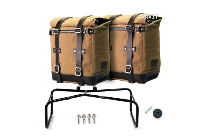 SCRAM 22L-30L SIDE BAGS/FRAME UNIT GARAGE for BMW R NINE T / SCRAMBLER