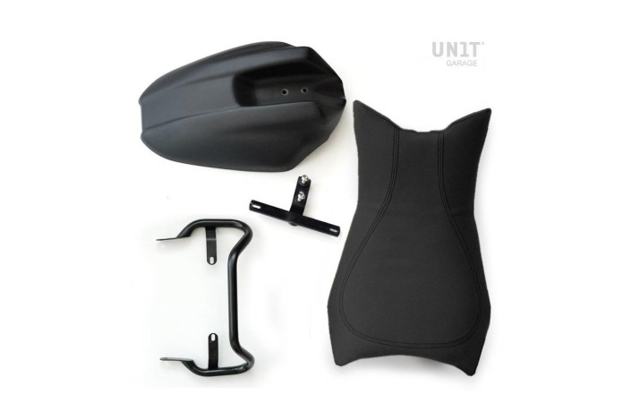 CANVAS UNIT GARAGE 1602 Black Single Seat for BMW R NINE T / SCRAMBLER