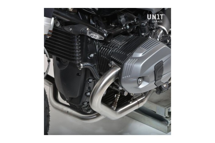 Stainless steel exhaust manifold (no cat.) UNIT GARAGE for BMW R NINE T / SCRAMBLER
