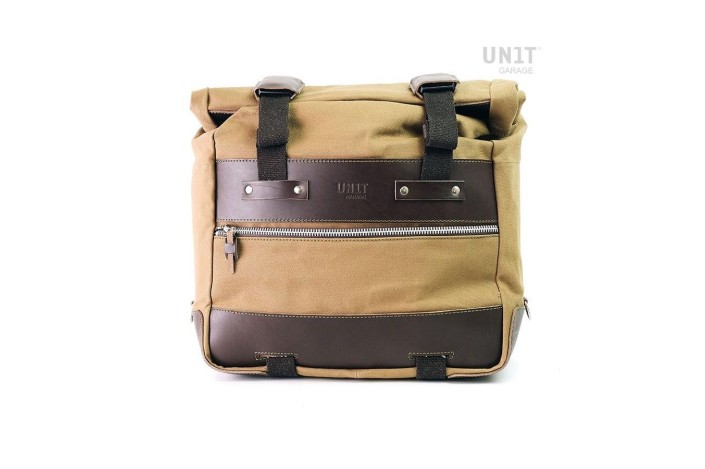 BORSA LATERALE CULT 40L - 50L + PIASTRA ALLUMINIO UNIT GARAGE U203BE_BR per BMW R 1200 GS / ADV