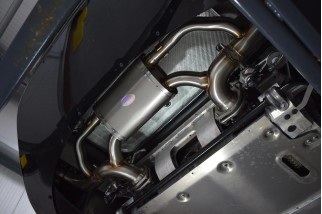 Sistema di scarico in titanio quick silver AS212S per Aston Martin DB12 Titan Sport con Sound Architect dal 2023