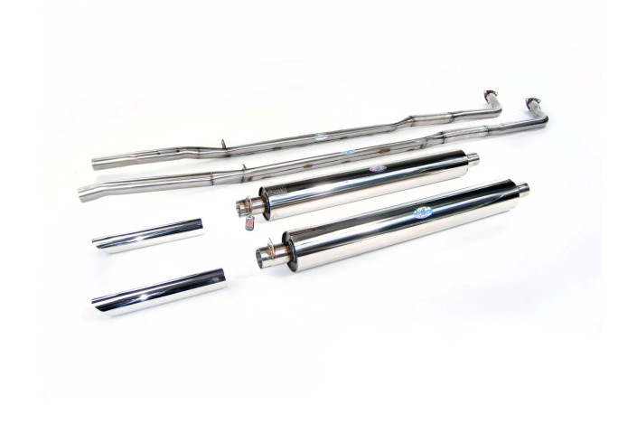 sistema di scarico zagato in acciaio inox quick silver AS504 per Aston Martin DB4 GT 1958-1963