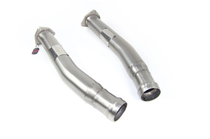 Tubi di ricambio per catalizzatore secondario quick silver AS754S per Aston Martin V8 Vantage 2011-2018