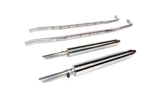 sistema di scarico in acciaio inox quick silver AS004 per Aston Martin DB4 1958-1963