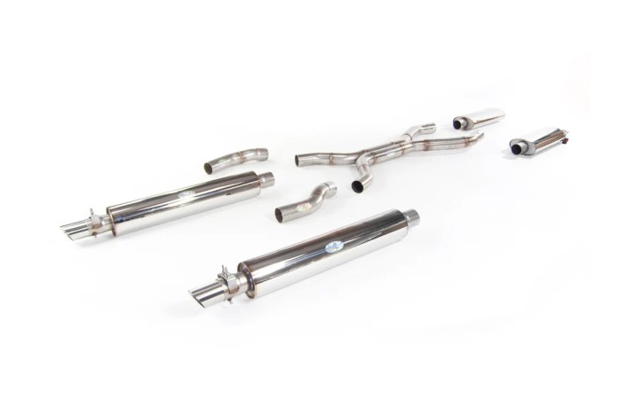 sistema di scarico sportivo Vantage e Volante quick silver AS011 per Aston Martin V8 1973-1986