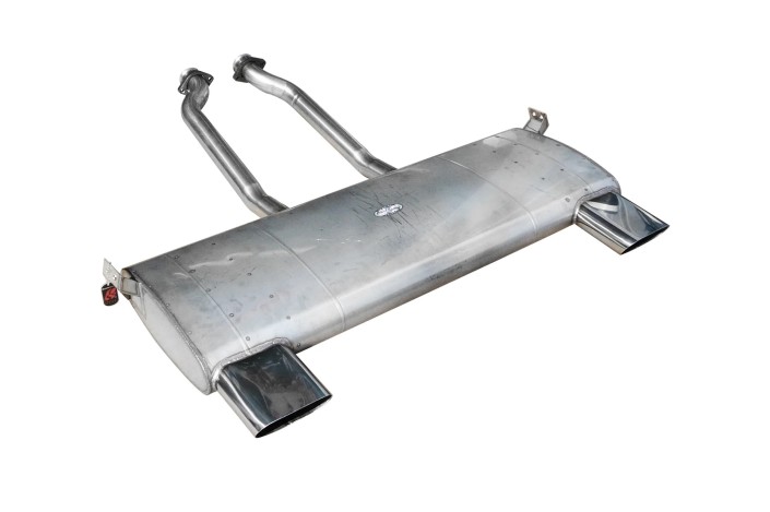 sistema di scarico in acciaio inox con doppia punta quick silver BM070S BMW Z1 1987-1991