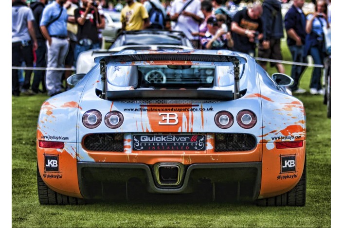 sistema di scarico sportivo in titanio ultraleggero quick silver BG165T Bugatti Veyron 16.4 2005-2015