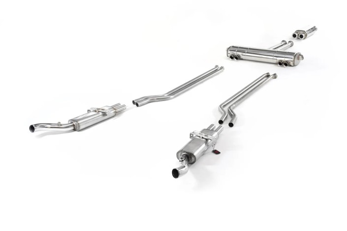 Sistema di scarico in acciaio inox quick silver CN010-2 Citroen SM 1970-1975