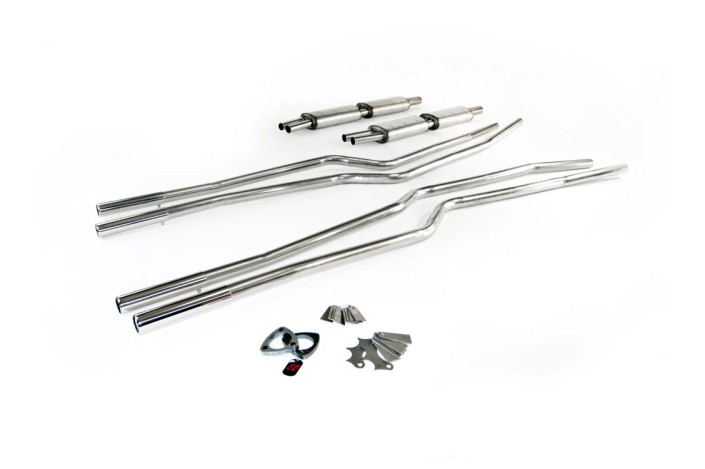 sistema di scarico in acciaio inox quick silver FE075 Ferrari 250 GT Boano ed Ellena 1956-1958