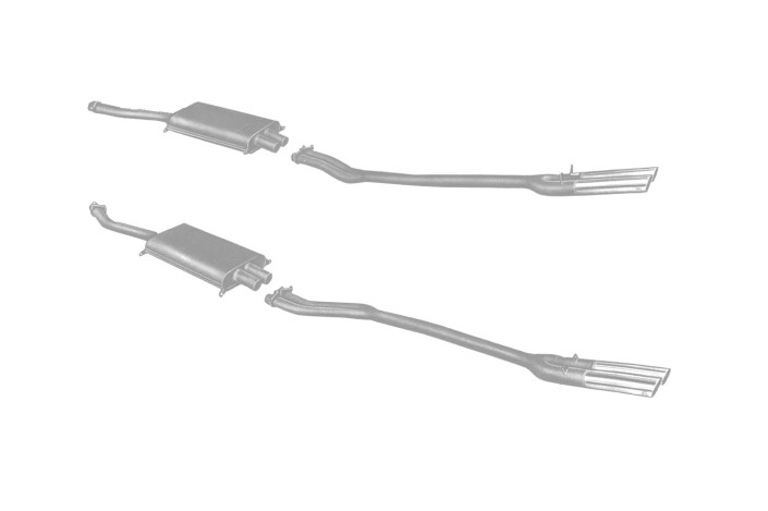 sistema di scarico in acciaio inox quick silver FE009 Ferrari 250 GTO 1962-1964