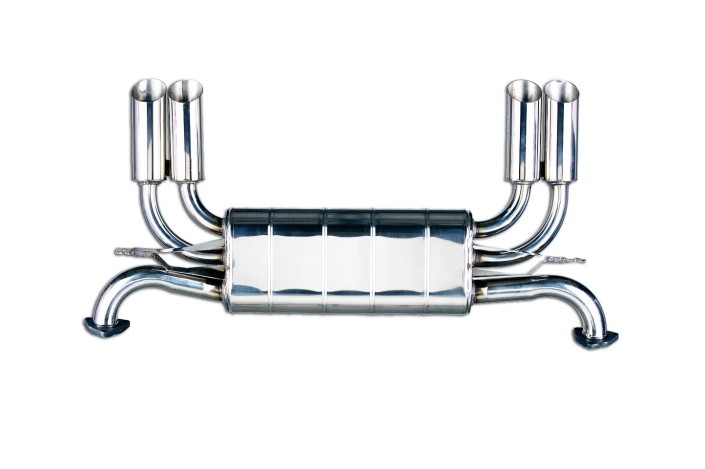 sistema di scarico sportivo in acciaio inox quick silver FE336S Ferrari 328 1987-1989