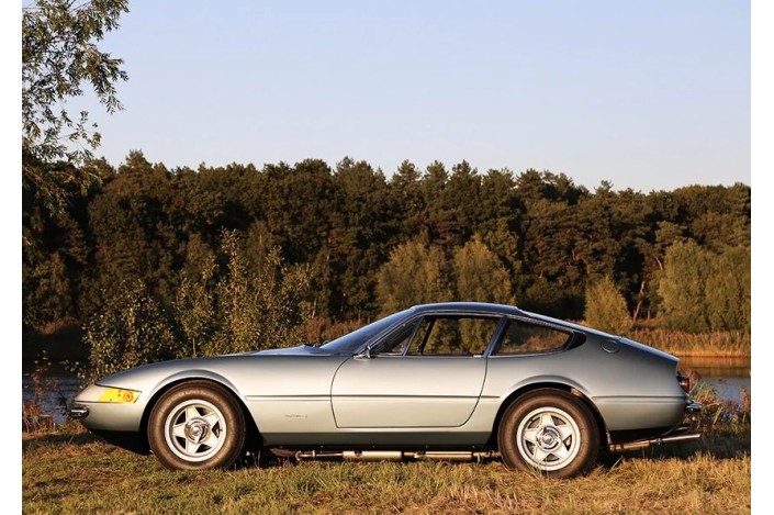 Sistema di scarico in acciaio inox quick silver FE614 Ferrari 365 GTB 4 Daytona S2 (specifiche USA) 1970-1974