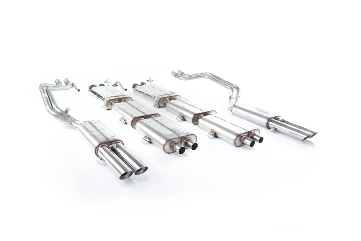 sistema di scarico in acciaio inox quick silver FE021 Ferrari 400 GT 1977-1985