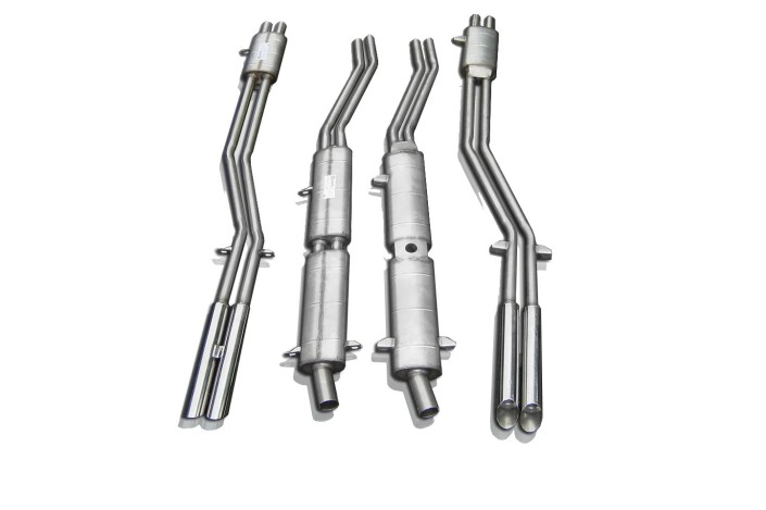 sistema di scarico in acciaio inox quick silver FE047 Ferrari 400 S America 1960-1964