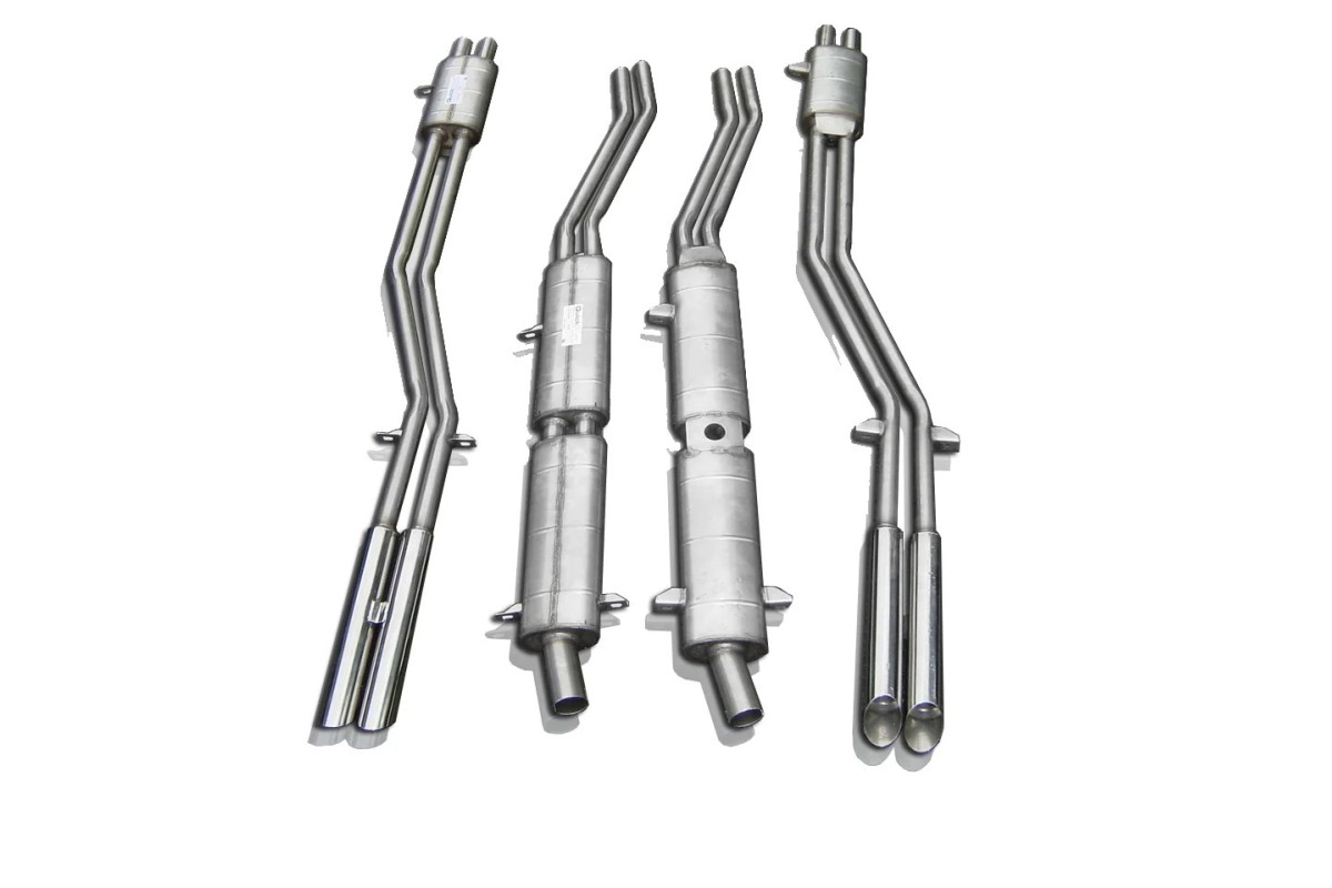 sistema di scarico in acciaio inox quick silver FE047 Ferrari 400 S America 1960-1964