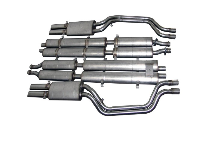 sistema di scarico in acciaio inox quick silver FE052 Ferrari 412 1985-1989