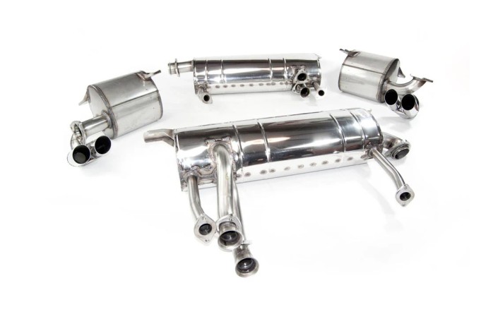 sistema di scarico in acciaio inox quick silver FE044 Ferrari 512 BB e 512 BBi 1976-1985