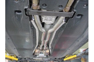 sezione centrale in acciaio inox quick silver FE092S Ferrari 550 Sport 1997-2003