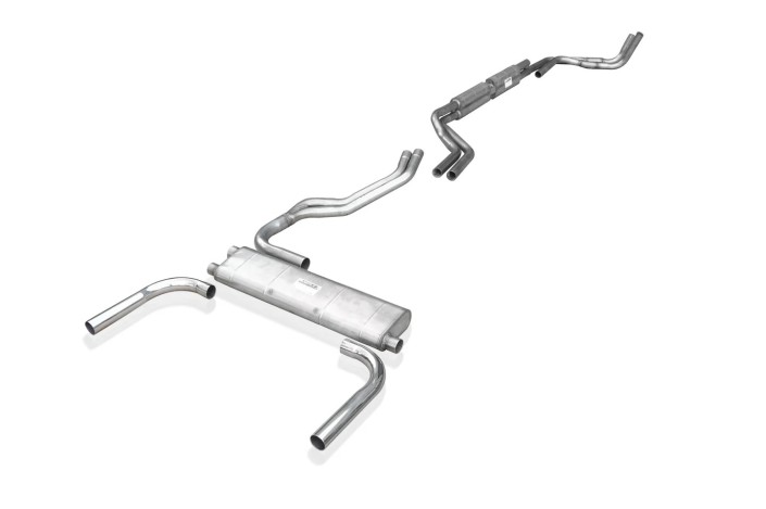 sistema di Scarico trasversale in acciaio inox quick silver MT001 Maserati 3500 GT / GTi 1959-1964