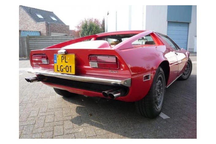 sistema di scarico standard in acciaio inox quick silver MT016 Maserati Merak 1972-1987