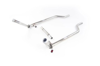 Tubi anteriori in acciaio inox quick silver MZ655 Mercedes 420 SL (W107) 1985-1989
