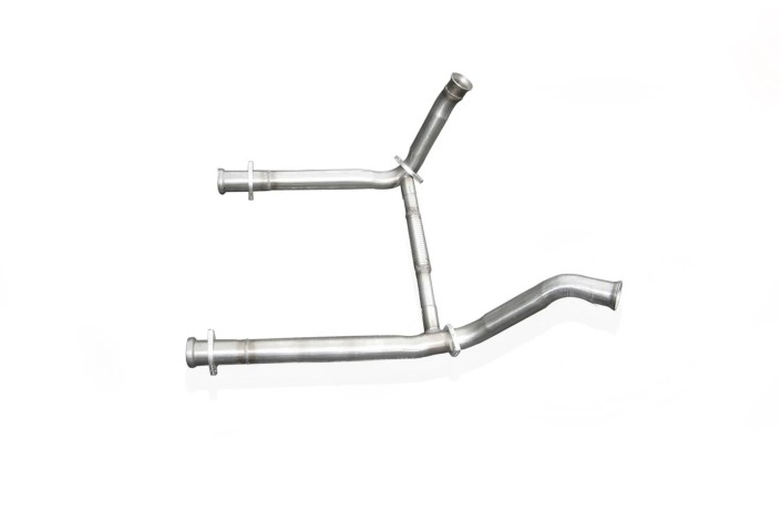 Tubi anteriori in acciaio inox quick silver MZ555 Mercedes 500 SL, SLC (W107) RHD 1971-1989