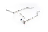 Tubi anteriori in acciaio inox quick silver MZ067 Mercedes 280 SL W107 1974-1985
