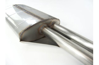 sistema di scarico in acciaio inox quick silver MZ021 Mercedes 280 SL W113 1968-1971