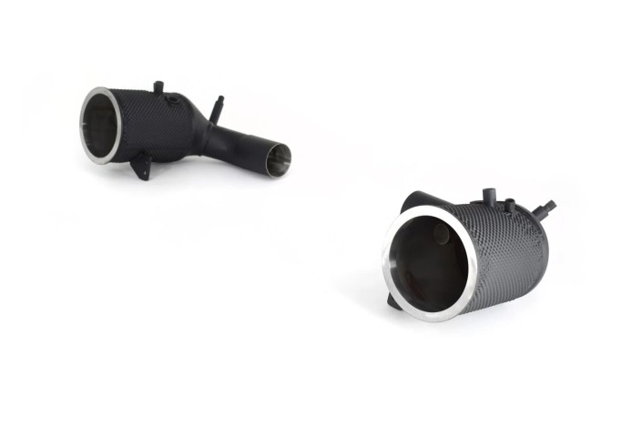 Tubi di ricambio per catalizzatore in ceramica quick silver PS931S Porsche 911 Turbo (992) dal 2019