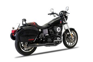 sistema di scarico completo Nero RedThunder HD1309400BBB Harley Davidson Dyna M.Y. 1991-2005