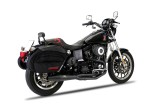 sistema di scarico completo Nero RedThunder HD1309400BBB Harley Davidson Dyna M.Y. 1991-2005