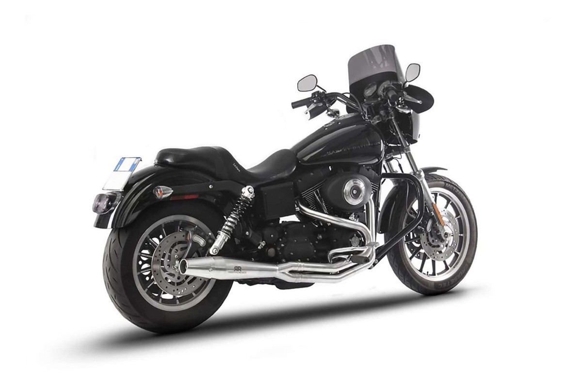 sistema di scarico completo RedThunder HD1309400SSS Harley Davidson Dyna M.Y. 1991-2005