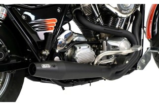 sistema di scarico completo nero RedThunder HD1009400BBB Harley Davidson FXR