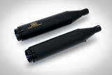 sistema di scarico terminale nero Euro5 redthunder HD3508040BBA