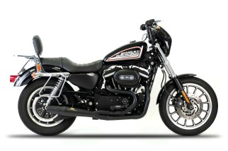 sistema di scarico completo nero redthunder HD1109400BBB Harley Davidson Sportster M.Y. 2004-2020
