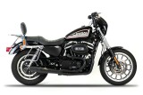 sistema di scarico completo nero redthunder HD1109400BBB Harley Davidson Sportster M.Y. 2004-2020