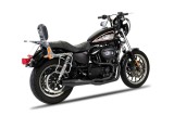 sistema di scarico completo nero redthunder HD1109400BBB Harley Davidson Sportster M.Y. 2004-2020