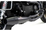 sistema di scarico completo nero redthunder HD1109400BBB Harley Davidson Sportster M.Y. 2004-2020