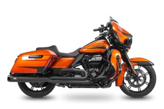 sistema di scarico completo nero redthunder HD1909400BBB Harley Davidson Touring dal 2009