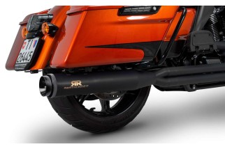 sistema di scarico completo nero redthunder HD1909400BBB Harley Davidson Touring dal 2009