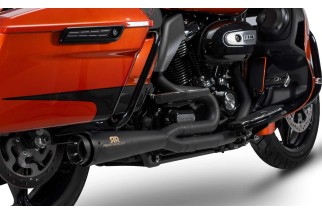 sistema di scarico completo nero racing redthunder HD2009400BBB Harley Davidson Touring dal 2009