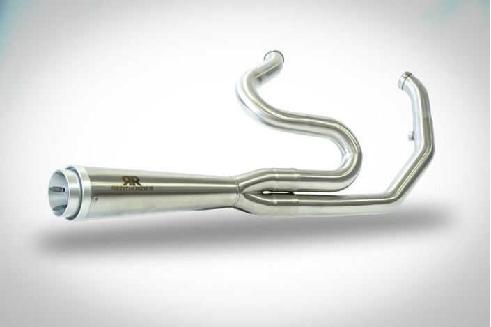 scarico completo racing satinato redthunder HD2009400SSS Harley Davidson Touring dal 2009