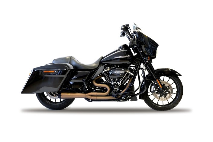 scarico completo racing color cognac redthunder HD2009400BRZ Harley Davidson Touring dal 2009