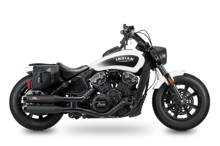 sistema di scarichi neri E4 redthunder HD2708040BBB Indian Scout M.Y. 2017-2024