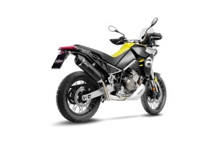 sistema di scarico terminale LV ONE EVO nero leovince 14402EB per APRILIA TUAREG 660 2022-2024