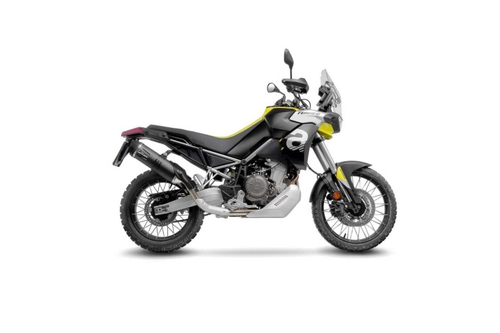 sistema di scarico terminale LV ONE EVO nero leovince 14402EBU per APRILIA TUAREG 660 2022-2024